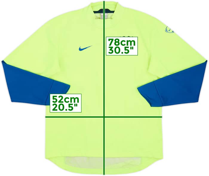 2009-10 Barcelona Nike Drill Top - 8/10 - (M)