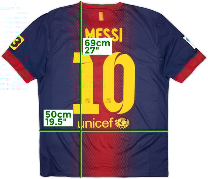 2012-13 Barcelona Camiseta Local Messi #10 - 6/10 - (M)