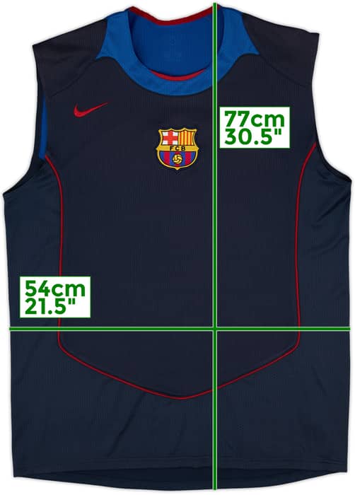 2005-06 Barcelona Nike Training Vest - 8/10 - (L)