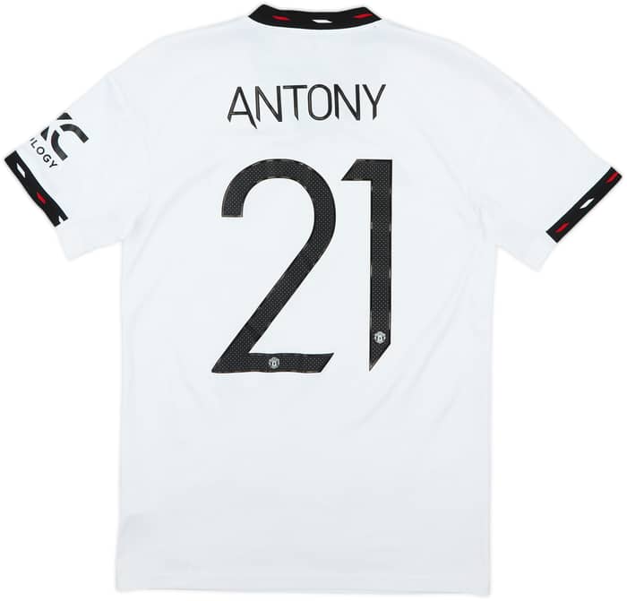 Camiseta de visitante del Manchester United 2022-23 Antony #21 - 8/10 - (S)