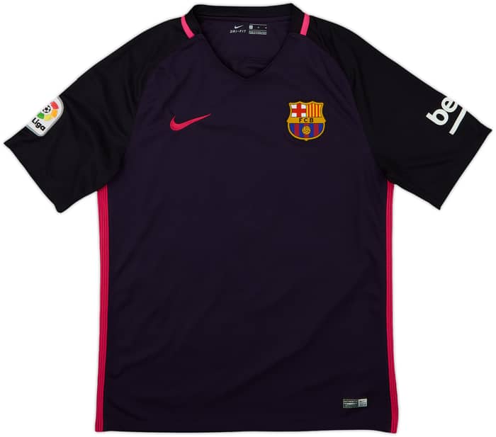 Camiseta de visitante del Barcelona 2016-17 Suarez #9 - 8/10 - (M)