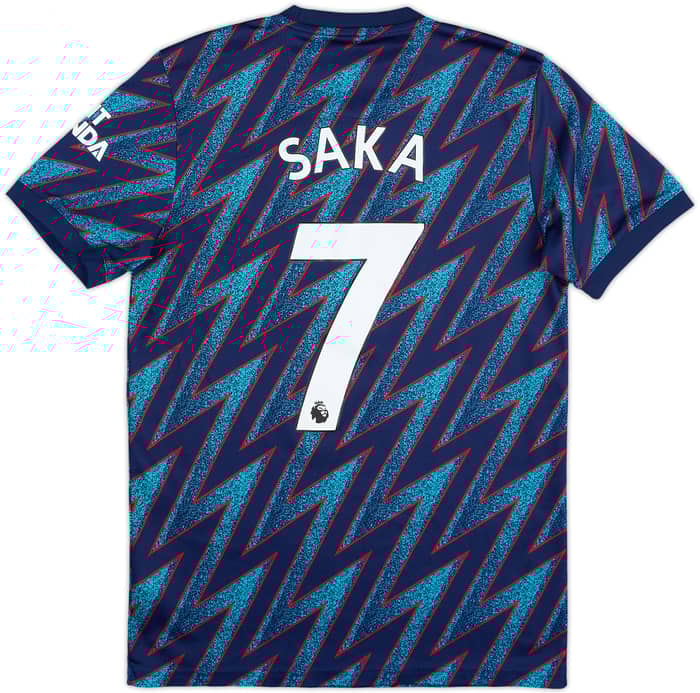 2021-22 Arsenal Third Shirt Saka #7 - 8/10 - (S)