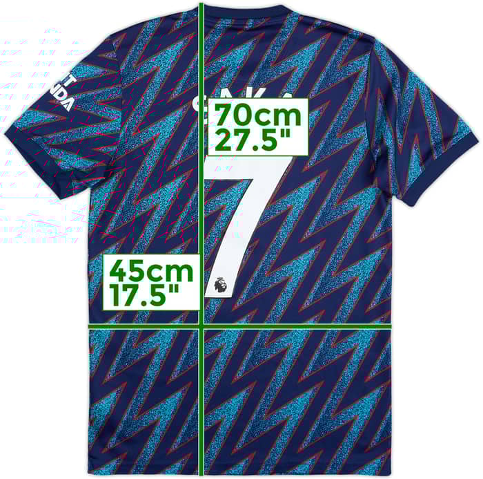 2021-22 Arsenal Third Shirt Saka #7 - 8/10 - (S)