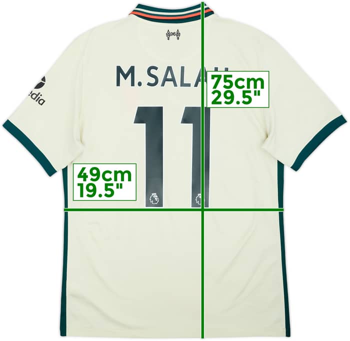 2021-22 Liverpool Away Shirt M.Salah #11 - 8/10 - (M)