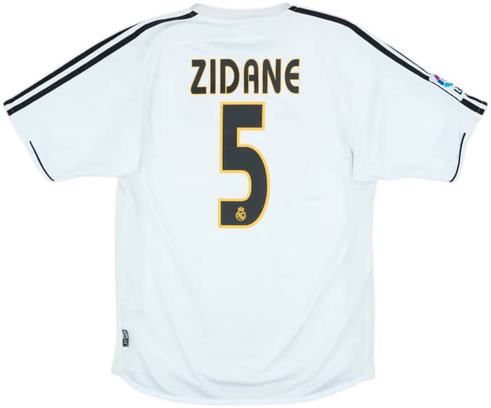 2003-04 Real Madrid Home Shirt Zidane #5 - 6/10 - (S)