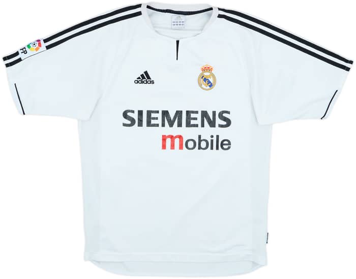 2003-04 Real Madrid Home Shirt Zidane #5 - 6/10 - (S)