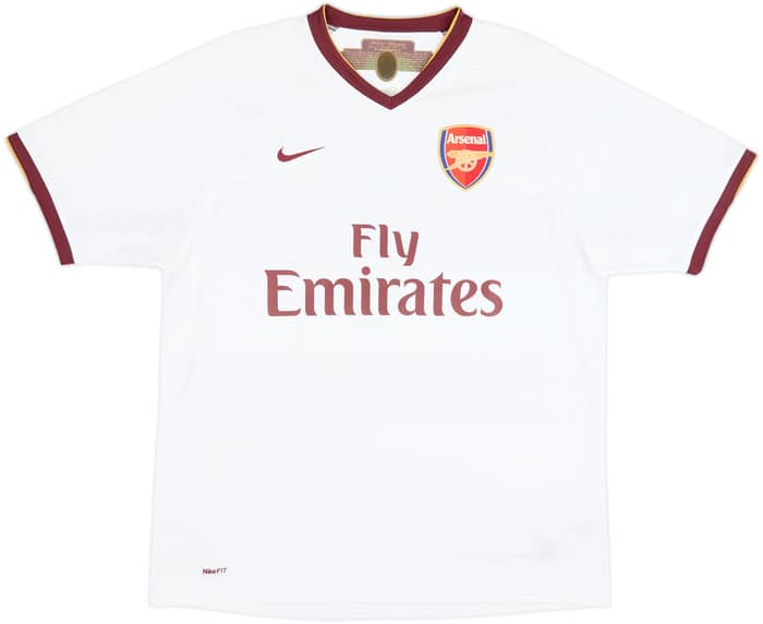 2007-08 Arsenal Away Shirt Fabregas #4 - 8/10 - (L)