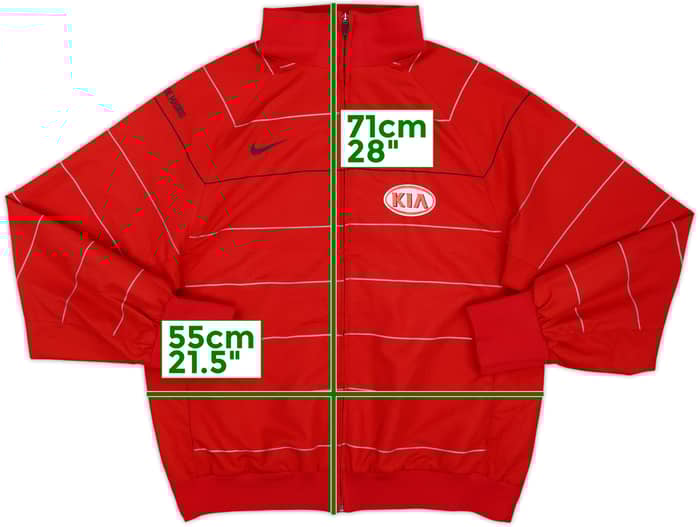 2008-09 Atletico Madrid Nike Track Jacket - 8/10 - (M)