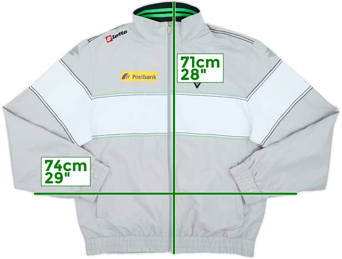 2011-12 Borussia Monchengladbach Lotto Chaqueta de chándal - 8/10 - (M)