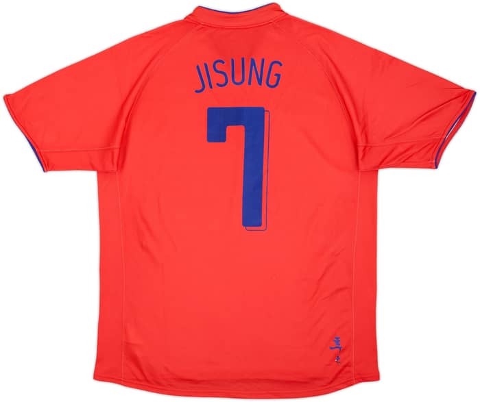 2006-08 South Korea Home Shirt Ji-Sung #7 - 7/10 - (XL)