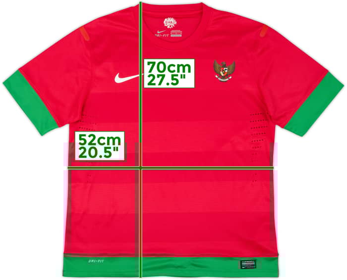 2012-14 Indonesia Player Issue Home Shirt - 9/10 - (M)