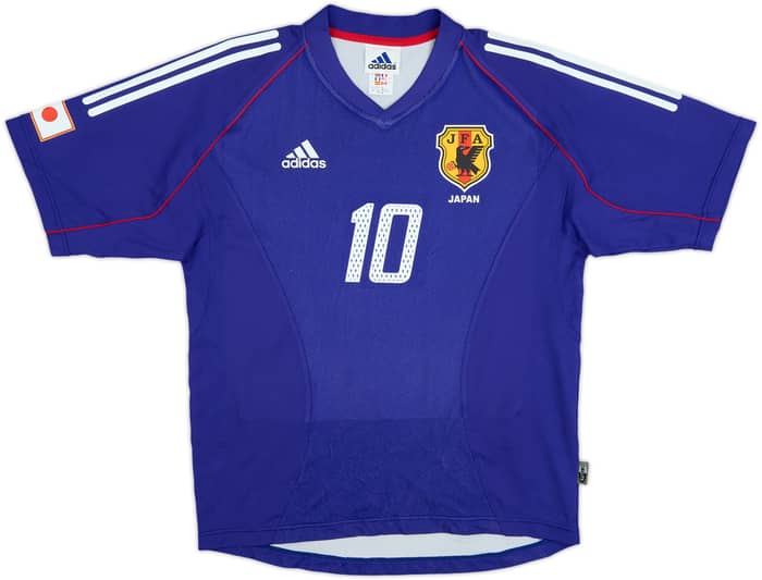 2002-04 Japan Home Shirt Nakamura #10 - 8/10 - (M)
