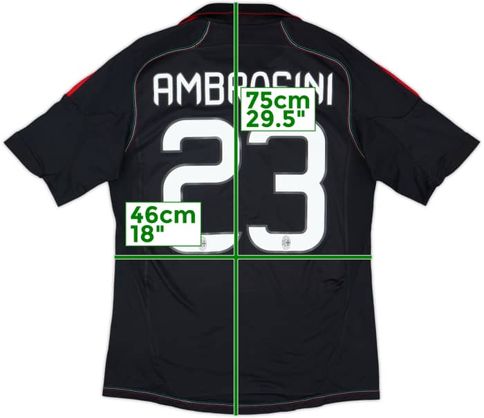 2012-13 AC Milan Third Shirt Ambrosini #23 - 10/10 - (M)