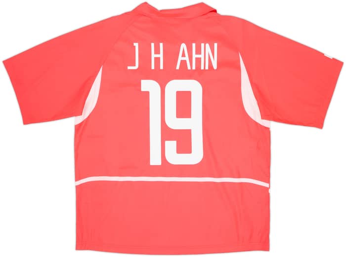 2002-03 South Korea Home Shirt J.H.Ahn #19 - 5/10 - (L)