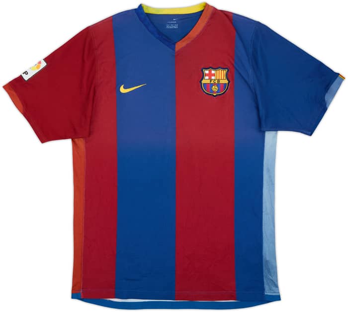 2006-07 Barcelona Camiseta Local - 5/10 - (M)