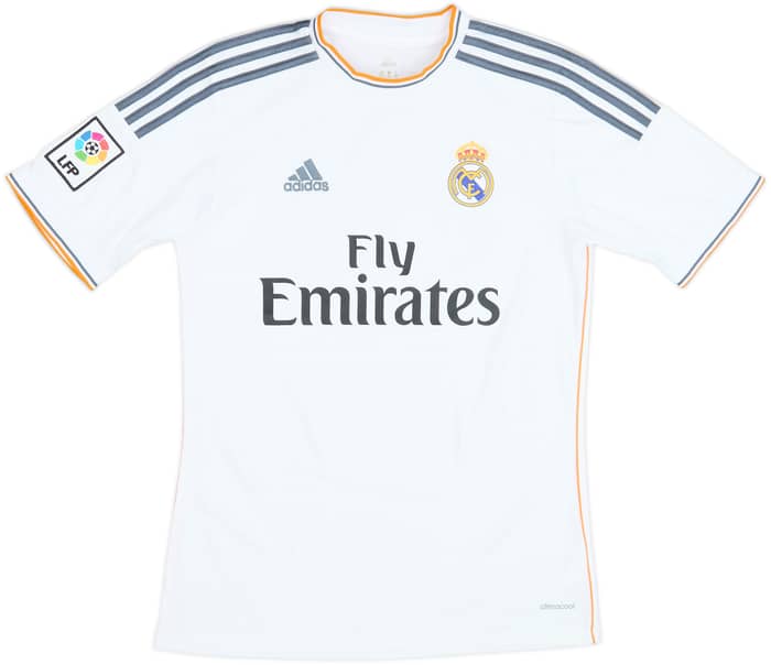 2013-14 Real Madrid Home Shirt Ronaldo #7 - 8/10 - (XL.Boys)
