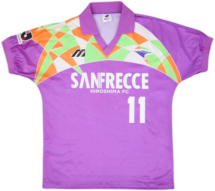 1993 Sanfrecce Hiroshima Home Shirt #11 - 9/10 - (M)