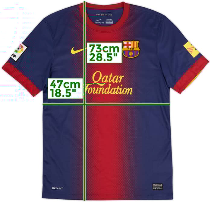 2012-13 Barcelona Home Shirt - 6/10 - (S)