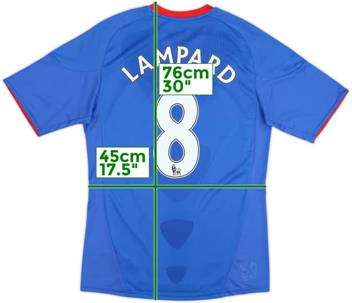 2010-11 Chelsea Home Shirt Lampard #8 - 6/10 - (S)
