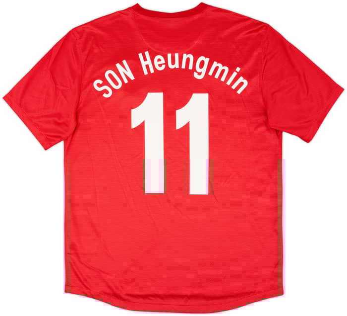 2012-13 South Korea Home Shirt SON Heungmin #11 - 8/10 - (XL)