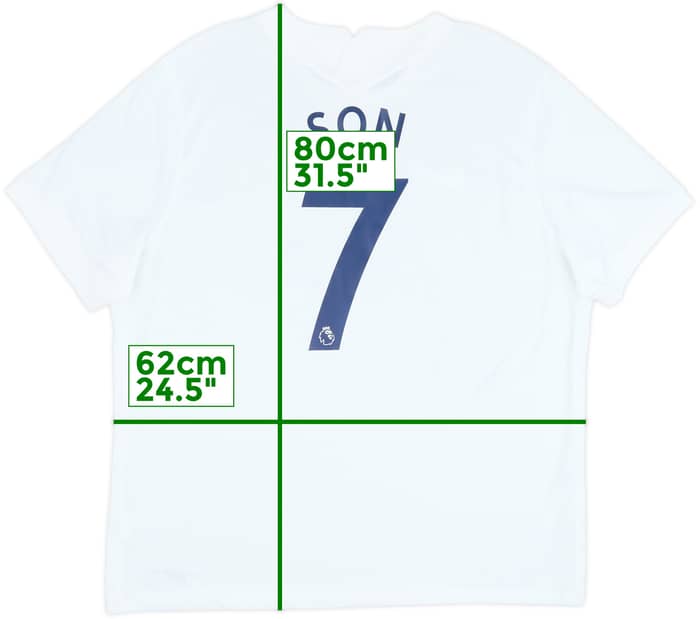 2021-22 Tottenham Home Shirt Son #7 - 9/10 - (XXL)
