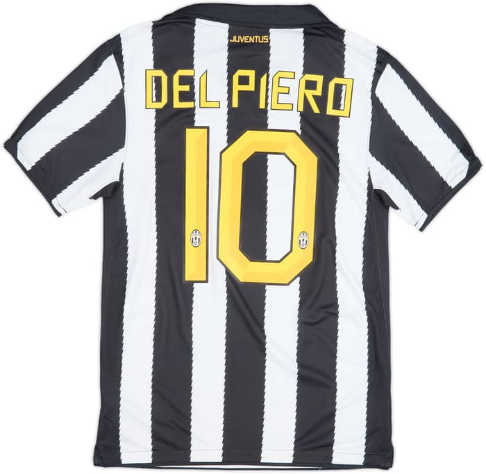 2010-11 Juventus Home Shirt Del Piero #10 - 6/10 - (S)