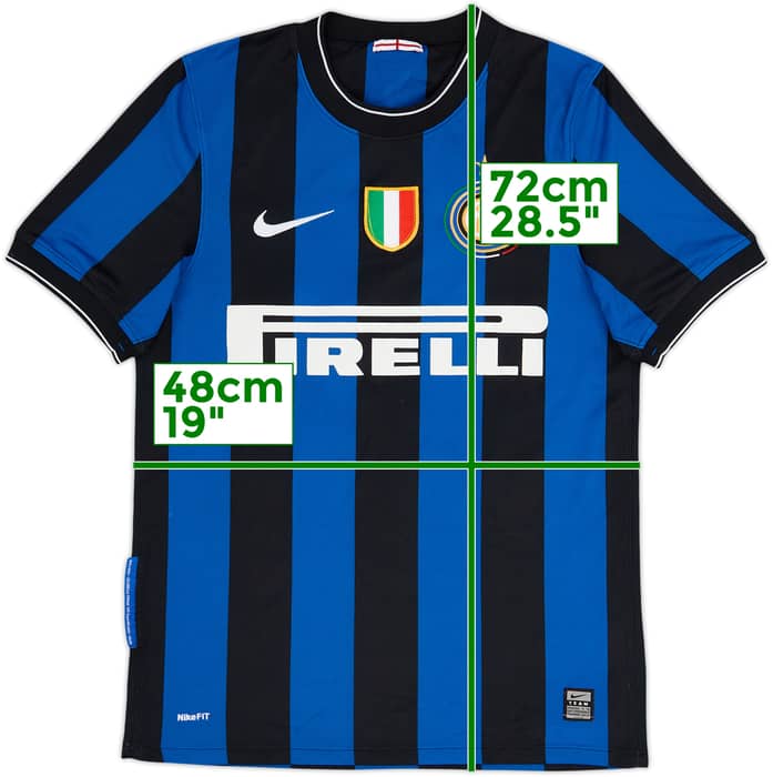 2009-10 Inter Milan Home Shirt Materazzi #23 - 4/10 - (S)