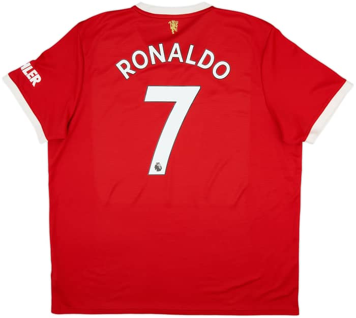 2021-22 Manchester United Home Shirt Ronaldo #7 - 8/10 - (XXL)