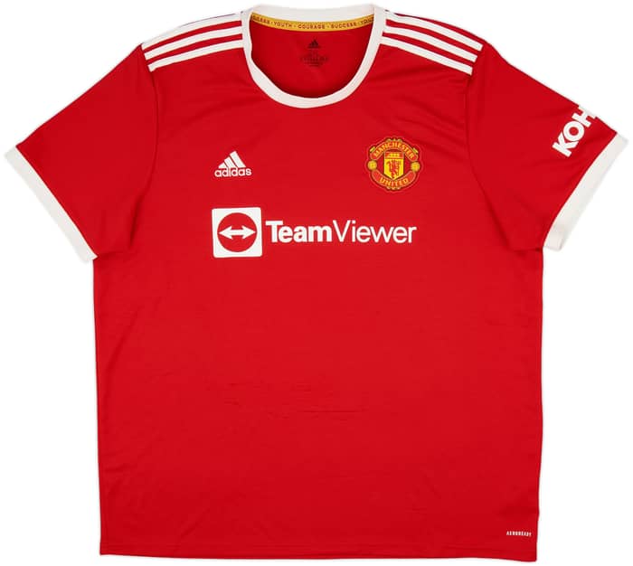 2021-22 Manchester United Home Shirt Ronaldo #7 - 8/10 - (XXL)