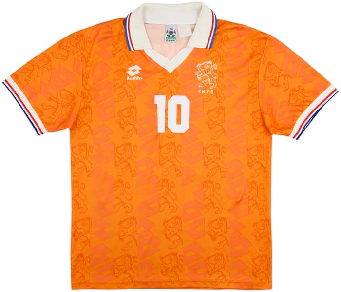 1994 Netherlands Home Shirt Bergkamp #10 - 6/10 - (L)