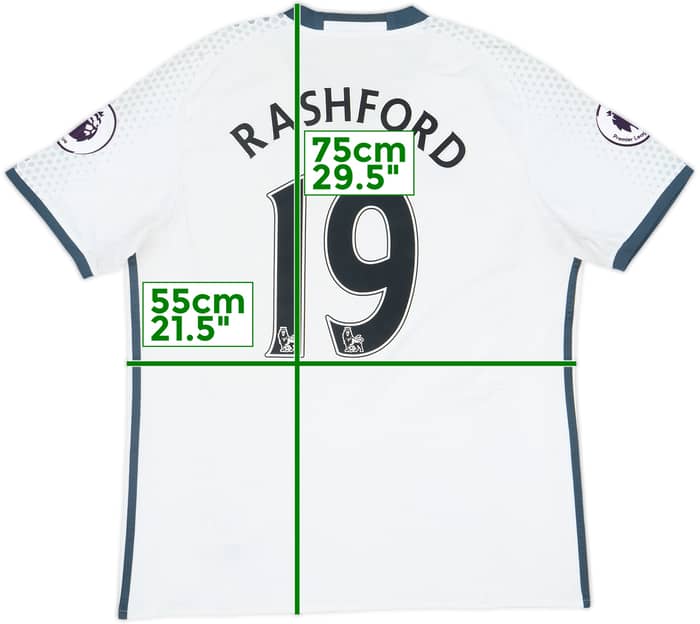 2016-17 Manchester United Third Shirt Rashford #19 - 5/10 - (L)