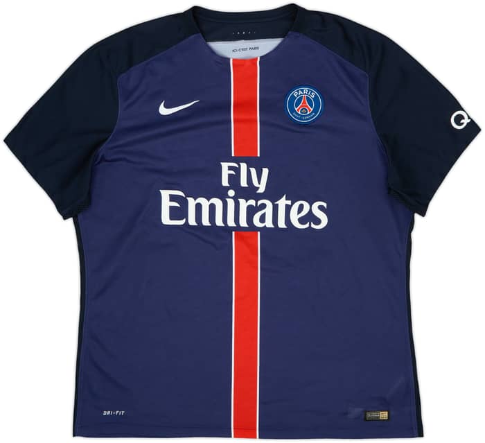 Camiseta de local del Paris Saint-Germain 2015-16 Ibrahimovic #10 - 9/10 - (XXL)