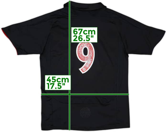 2007-09 Bayern Munich European Shirt Toni #9 - 5/10 - (L.Boys)