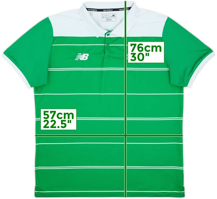 2017-18 Celtic New Balance Polo Shirt - 6/10 - (XL)