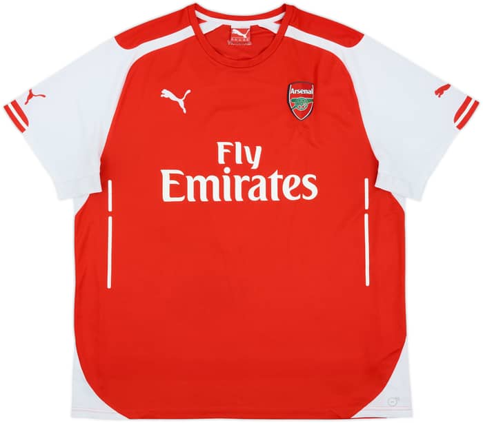 2014-15 Arsenal Home Shirt Mertesacker #4 - 6/10 - (XXL)
