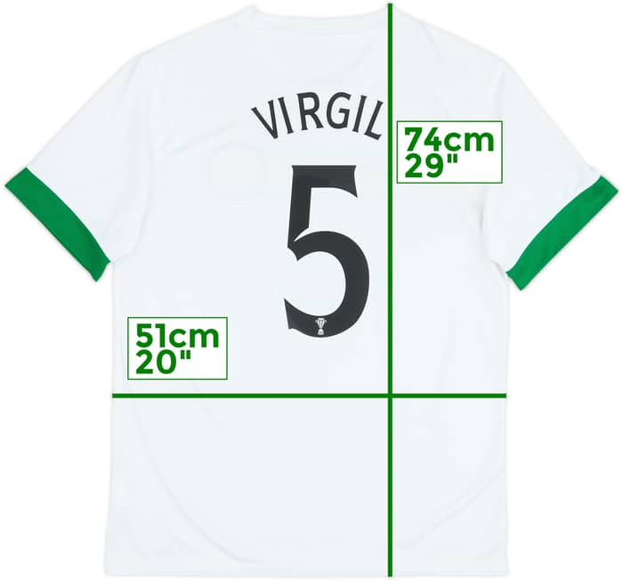2014-15 Celtic European Third Shirt Virgil #5 - 8/10 - (M)