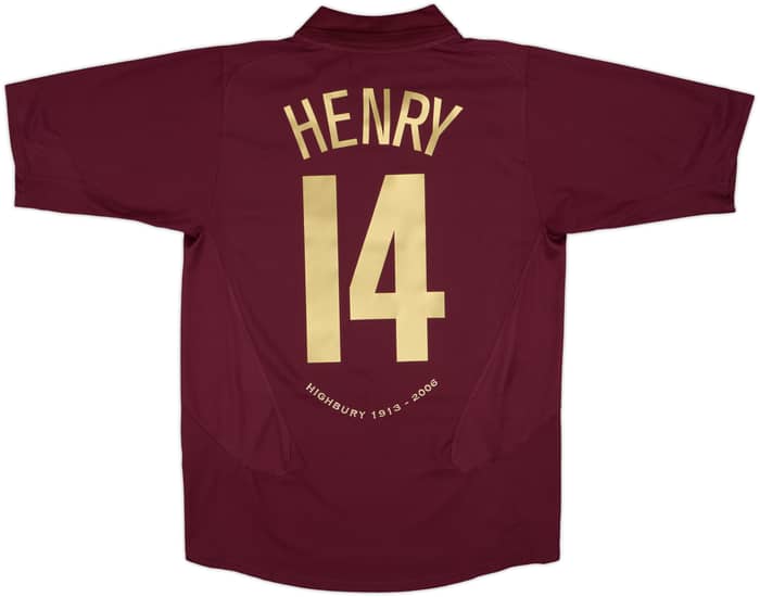 2005-06 Arsenal Home Shirt Henry #14 - 10/10 - (M)