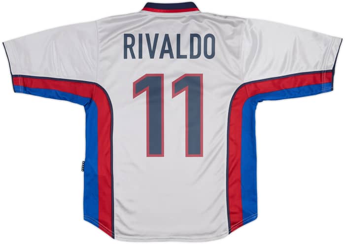 1998-01 Barcelona Away Shirt Rivaldo #11 - 9/10 - (S)