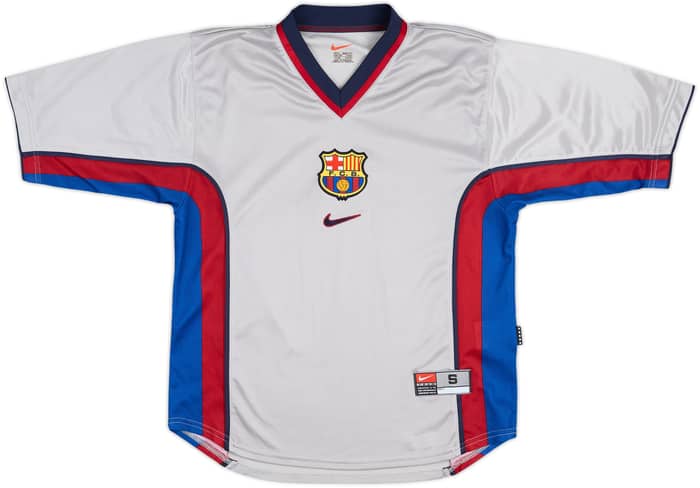 1998-01 Barcelona Away Shirt Rivaldo #11 - 9/10 - (S)