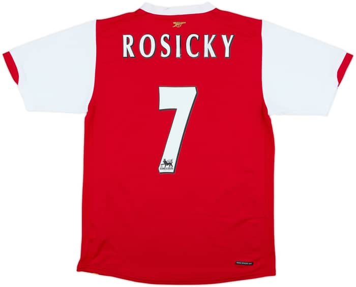 2006-08 Arsenal Home Shirt Rosicky #7 - 6/10 - (S)