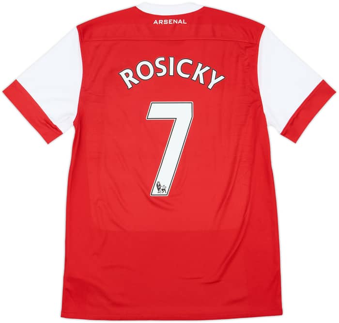 2010-11 Arsenal Home Shirt Rosicky #7 - 6/10 - (M)