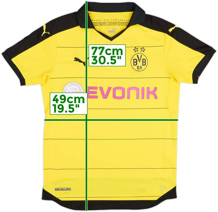 2015-16 Borussia Dortmund Home Shirt - 6/10 - (M)
