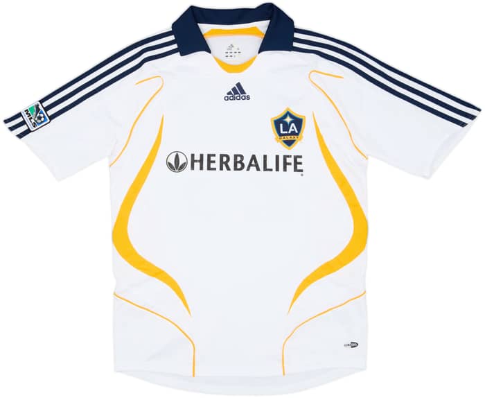 Camiseta de local del LA Galaxy 2007-08 Beckham #23 - 7/10 - (M)
