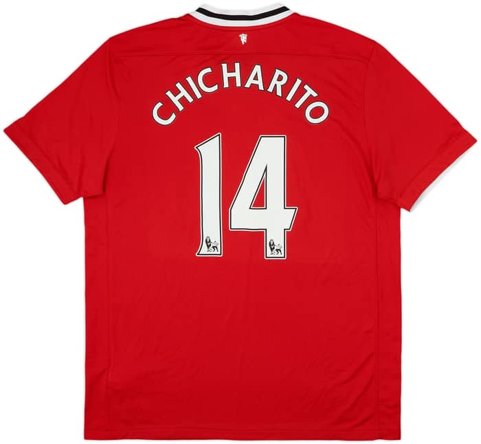 2011-12 Manchester United Camiseta Local Chicharito #14 - 7/10 - (XL)