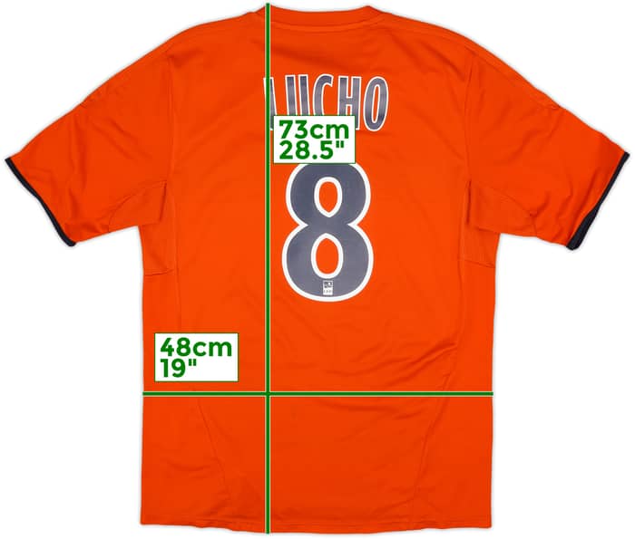 2011-12 Olympique Marseille Third Shirt Lucho #8 - 7/10 - (M)