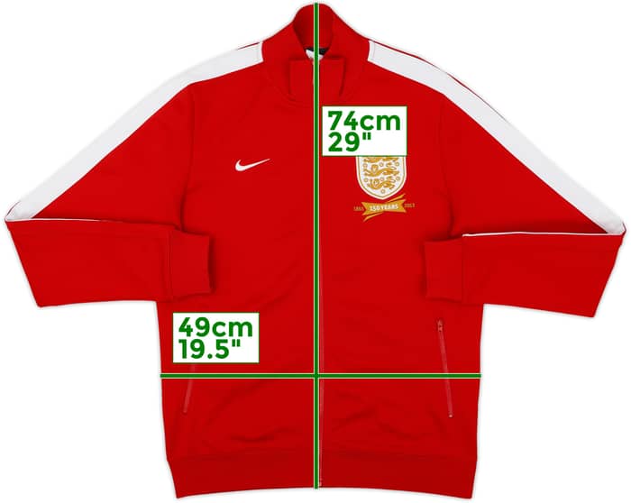 2013-14 England Nike Track Jacket - 8/10 - (M)