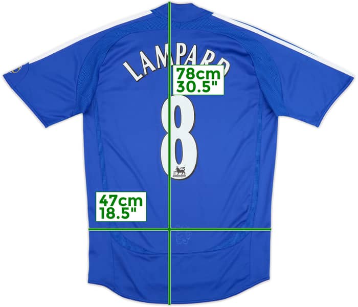 2006-08 Chelsea Home Shirt Lampard #8 - 8/10 - (S)