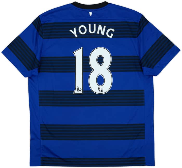 2011-13 Manchester United Away Shirt Young #18 - 8/10 - (XL)