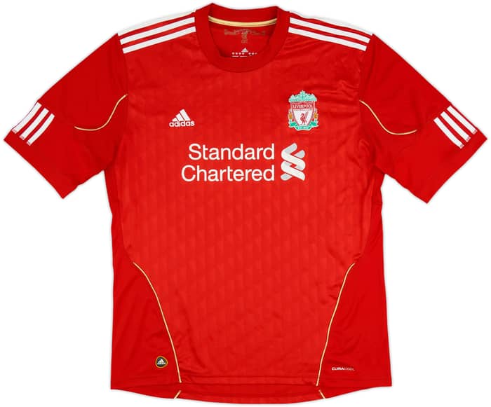 2010-12 Liverpool Home Shirt Gerrard #8 - 6/10 - (XL)