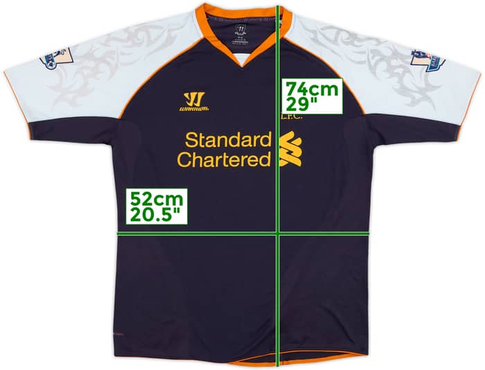 2012-13 Liverpool Third Shirt #12 - 5/10 - (L)